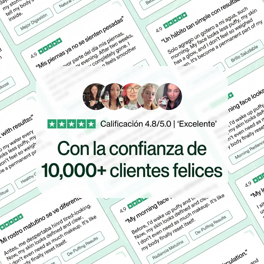 Sentirse más ligeros y con menos hinchazón en 16 días o menos - Nueva Fórmula