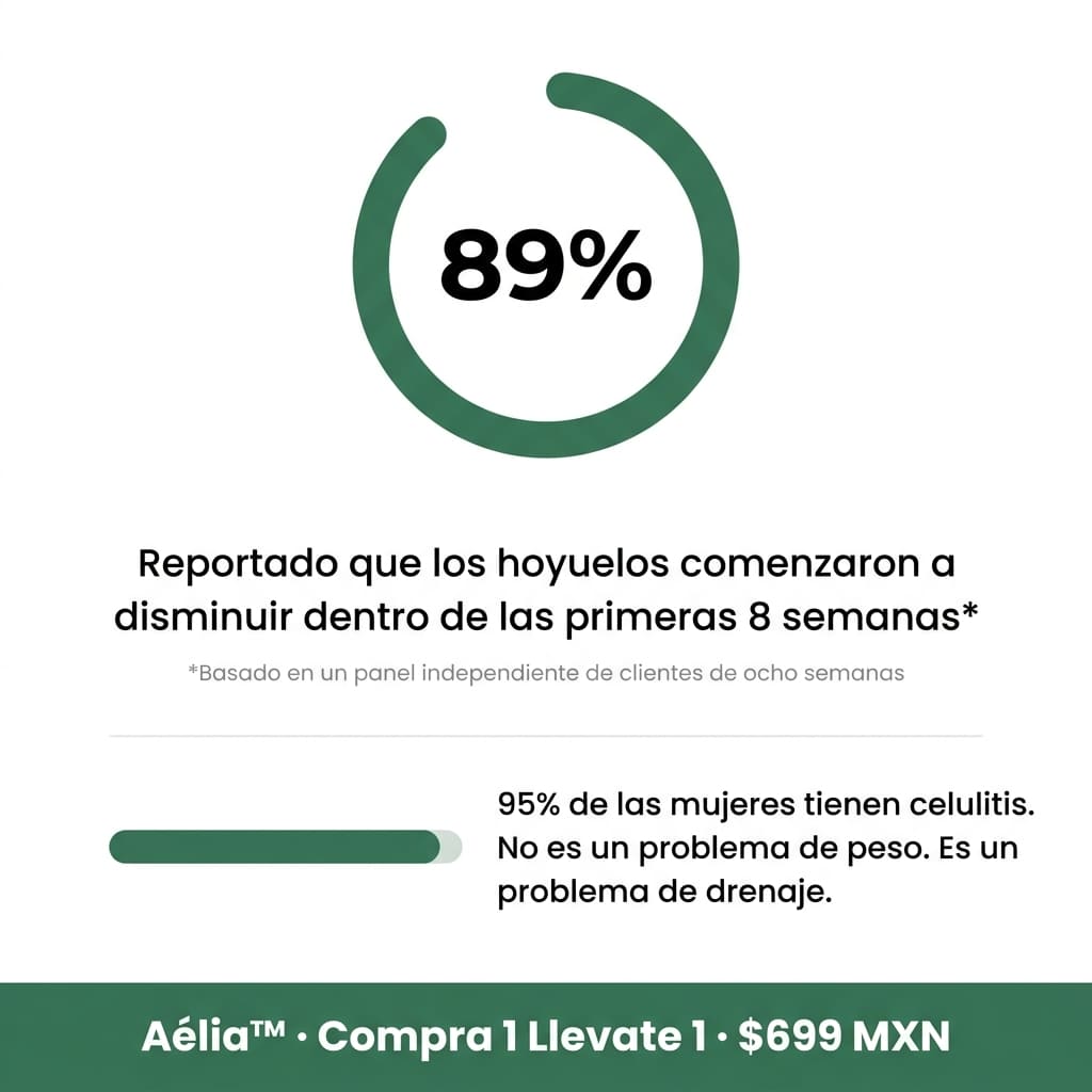 Aélia™ - Fórmula para Celulitis y Drenaje Linfático Subcutáneo