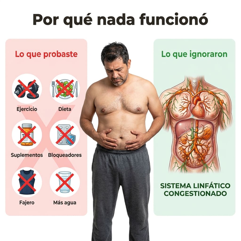 Aélia™ - Fórmula para Hombres: Drenaje Linfático y Balance Hormonal