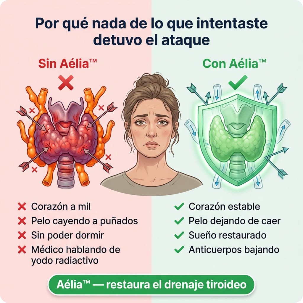 Aélia™ - Fórmula para Tiroides y Drenaje Linfático Tiroideo