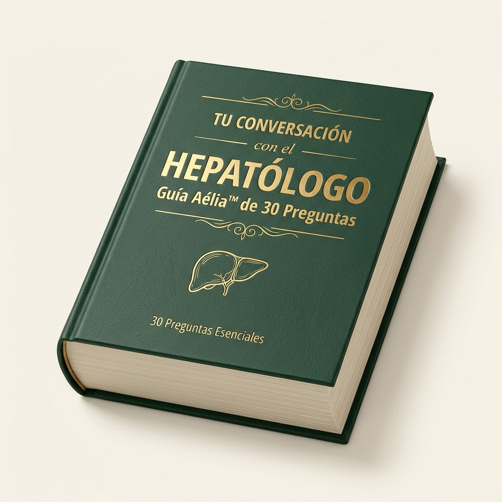 Tu Conversación con el Hepatólogo · Guía Aélia™ de 30 Preguntas