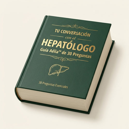 Tu Conversación con el Hepatólogo · Guía Aélia™ de 30 Preguntas