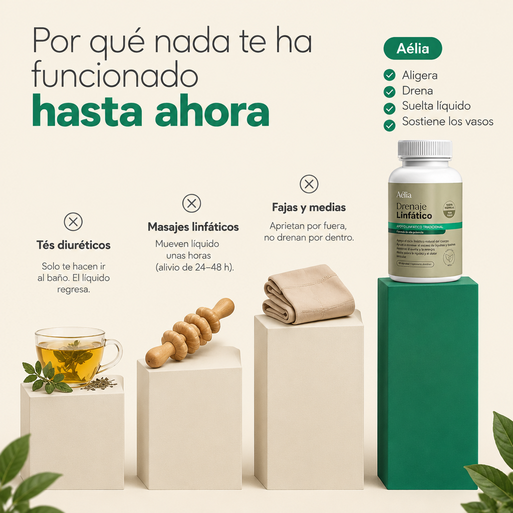 Nueva Fórmula de Máxima Potencia – Cápsulas de Drenaje Linfático
